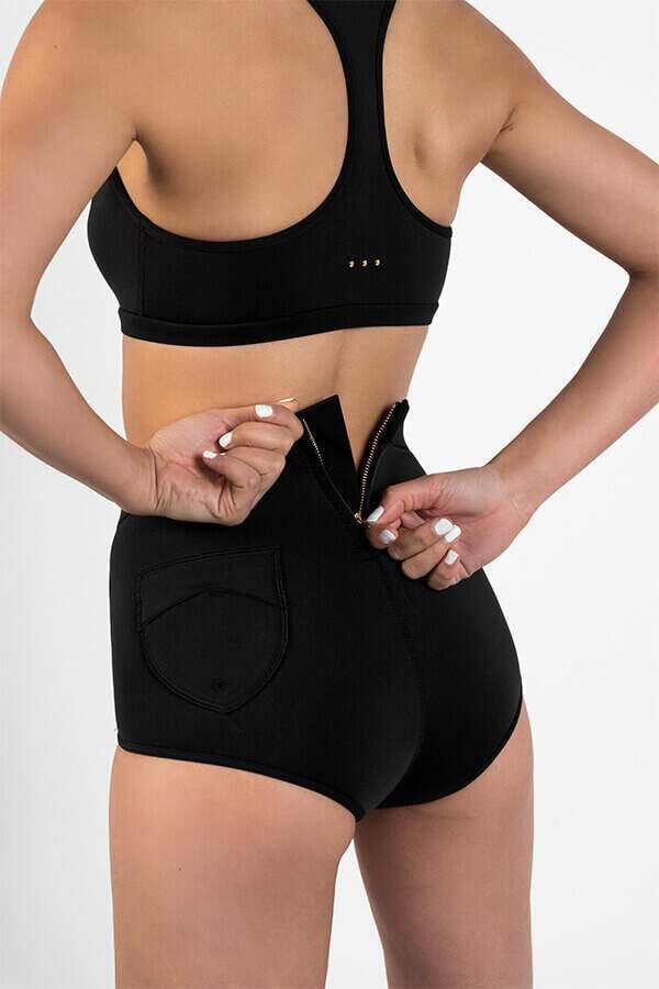 【SALE✨】【新品】ZUMBA ハイウェストバイカーショーツ黒 High Waisted Yulex Surf Shorts – SLO ACTIVE